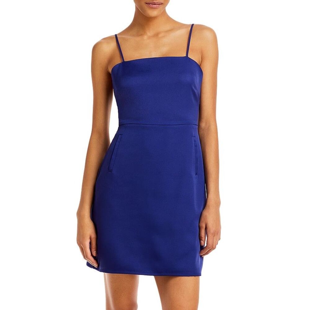 NWT Sam Eldeman Cady mini dress in royal blue size 2